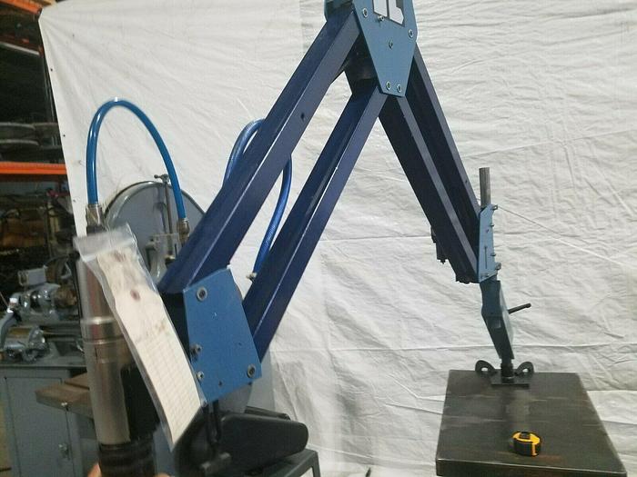 Used S & L Maskin Pneumatic Drill / Screw with Articulating Arm Reduces Fatigue