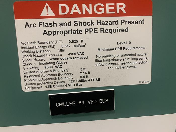 Used YORK SOLID STATE MOTOR STARTER 4160V