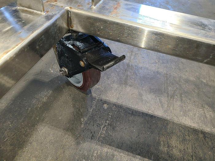 Used DPS Accessory Dolly Heavy Duty Stainless Steel Dolly Biomedical