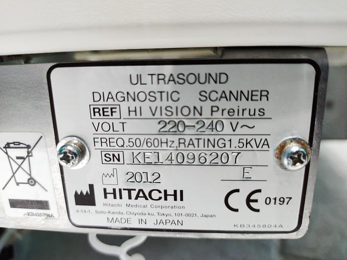 Gebraucht Hitachi Hi Vision Preirus Ultraschallgerät inkl. 3 Sonden, 