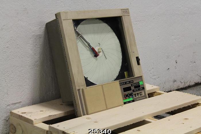 Used Taylor Instrument FULSCOPE Combustion  Engineering Taylor Fulscope Er/C Chart Recorder, Single Loop, Digital Display #25340