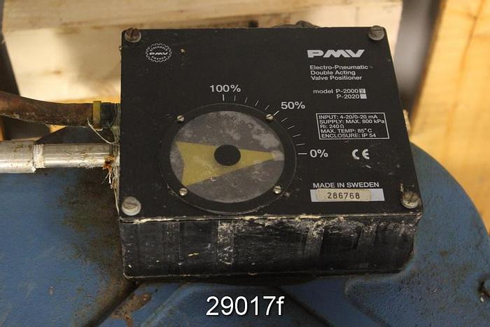 Used KTM 16" Control V-Ball Valve, CF8M Stainless Steel Body #29017