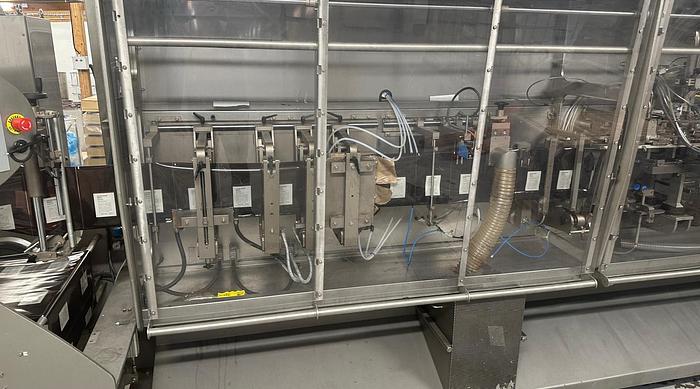 Used Mespack H-220 FE Doypack Stand Up Pouch Filler For Liquids