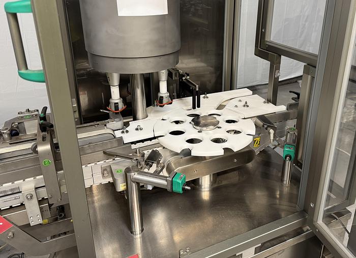 Used Marchesini Tonazzi ML-55 T Automatic Rotary 3-Head Capper 