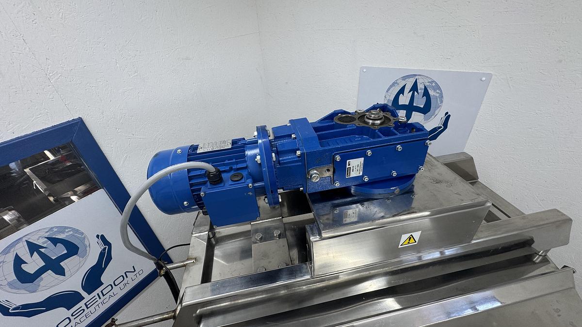 Used Giusti 500 Litre Jacketed Hemispherical Stainless Steel Anchor Paddle Mixer with Bottom Mounted High Shear Mixer