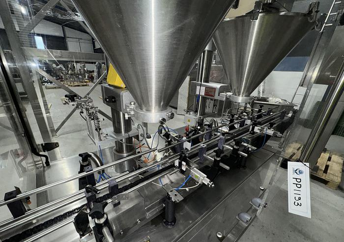 Used All-Fill 2-Head Automatic Powder Filler