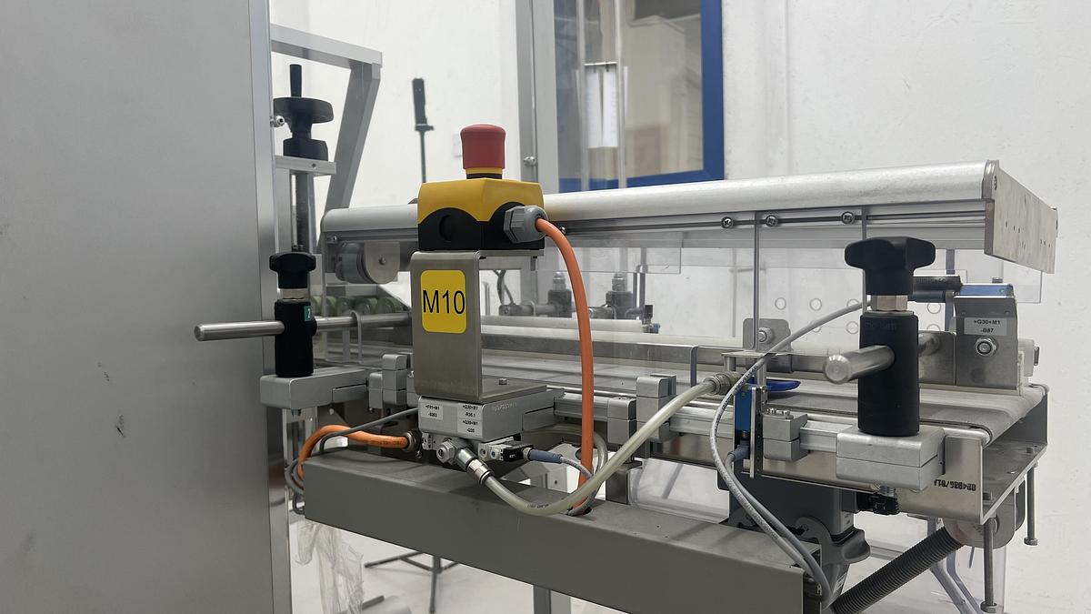 Used PEWO-Pack 250 automatic bundler and stretch bander 