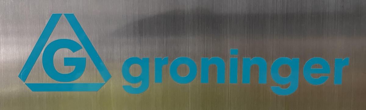 Used Groninger KFVG 201 Filling and Capping Line (spray, pump, over cap, screw and push on)