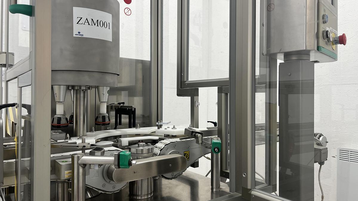 Used Marchesini Tonazzi ML-55 T Automatic Push-On Press-On 3-Head Capper