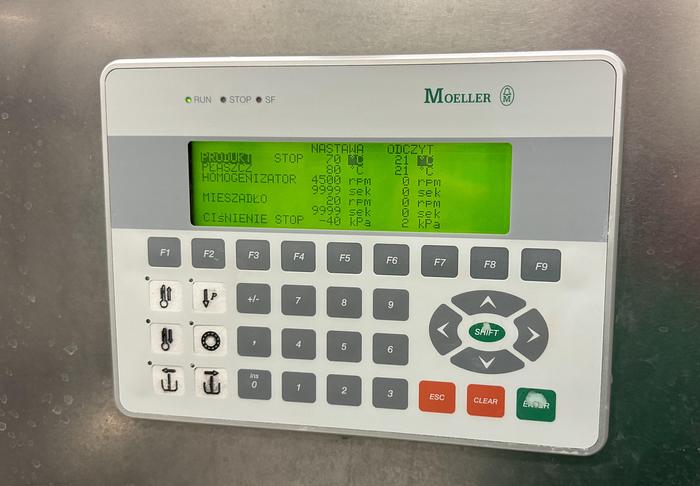 Used Urlinski 200 Litre Stainless Steel Jacketed Mixer Homogenizer