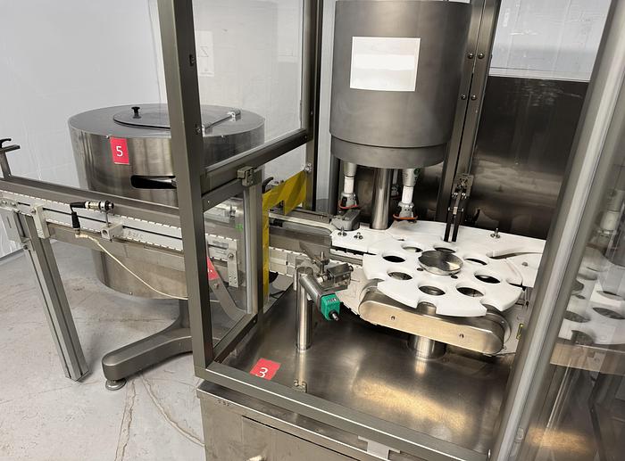 Used Marchesini Tonazzi ML-55 T Automatic Rotary 3-Head Capper 