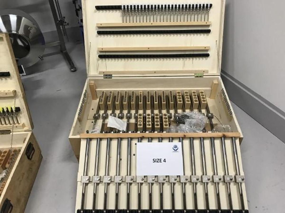 Used Change Parts for IMA Matic 90 - 7 Sets (all in excellent condition and securely cased – please see photos)