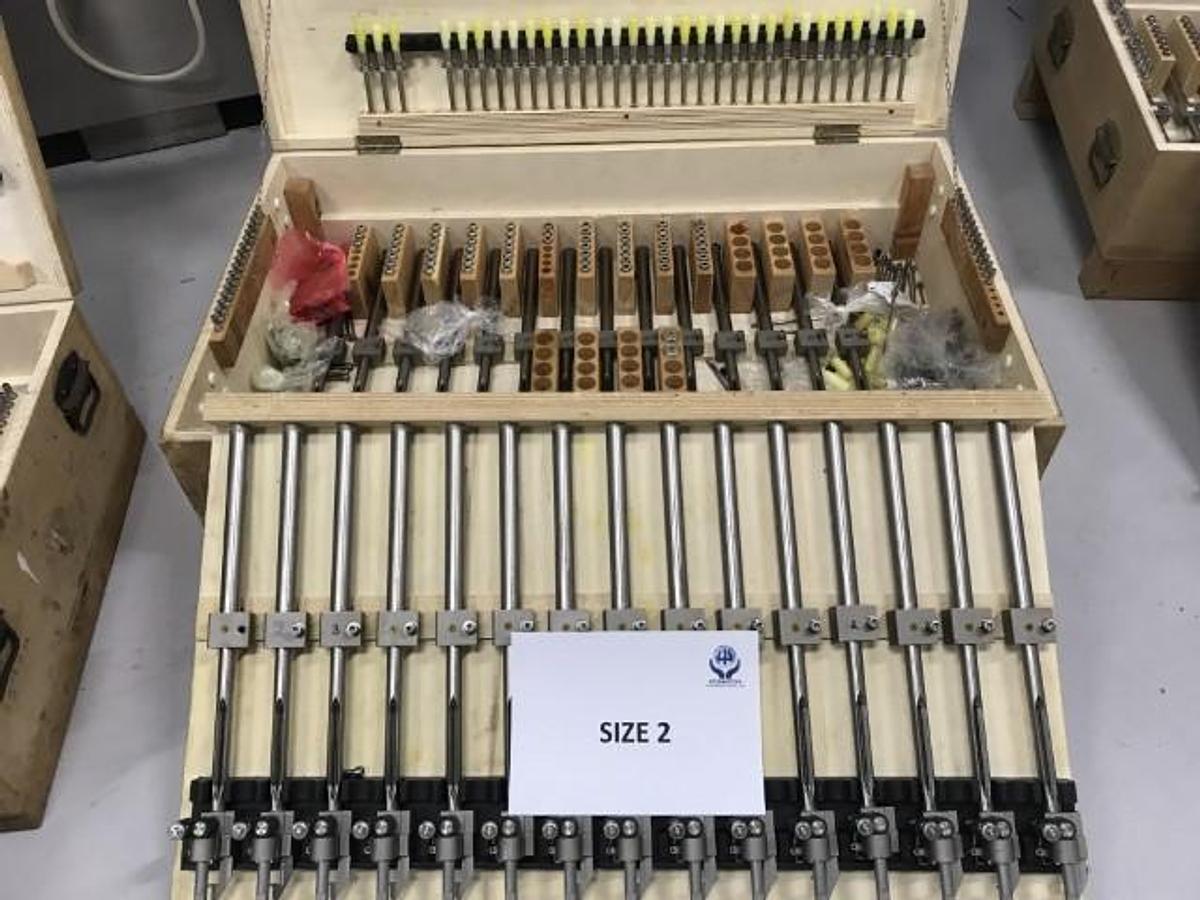 Used Change Parts for IMA Matic 90 - 7 Sets (all in excellent condition and securely cased – please see photos)