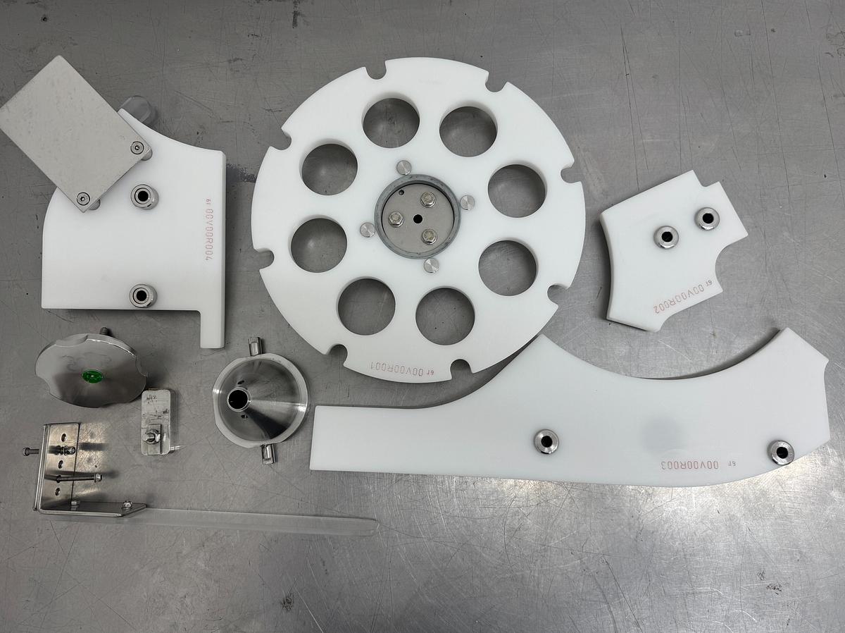 Used Marchesini Tonazzi ML-55 T Automatic Push-On Press-On 3-Head Capper