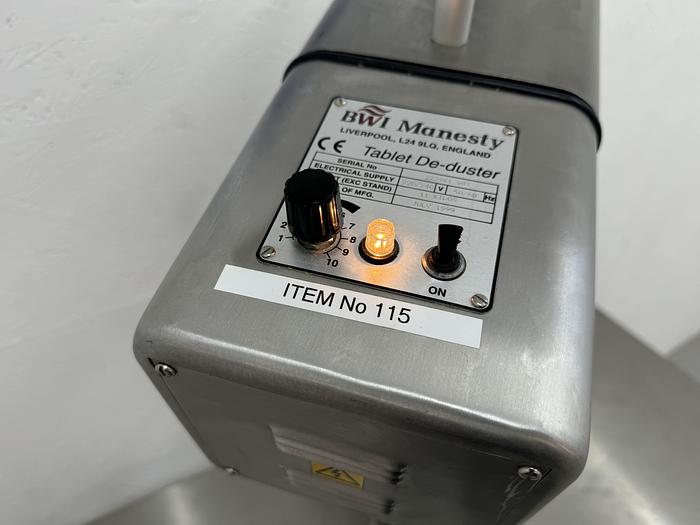 Used Manesty TD25 Tablet Deduster