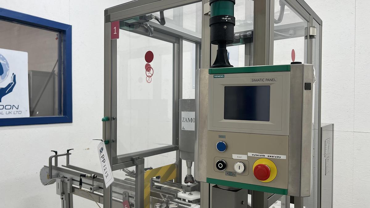 Used Marchesini Tonazzi ML-55 T Automatic Push-On Press-On 3-Head Capper