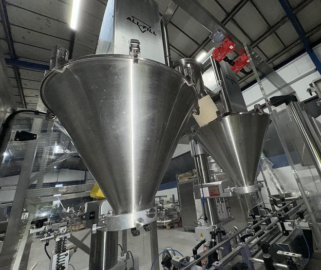 Used All-Fill 2-Head Automatic Powder Filler