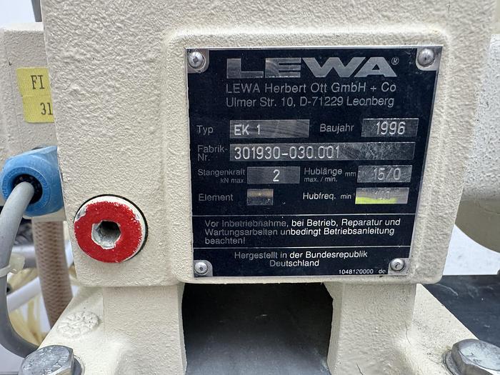 Used LEWA EK-1 Diaphragm Metering Pump EK1