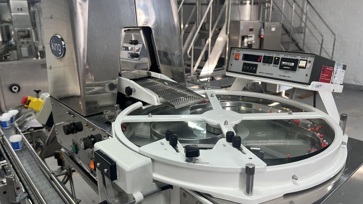 Used King TB-4 Automatic Tablet/Capsule Counting & Filling Line