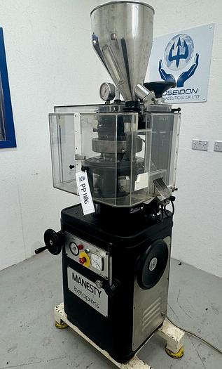 Used Manesty Betapress 16 station with gravity feeded