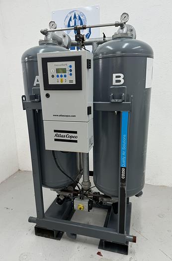Used Atlas Copco CD-250 heatless adsorption air dryer