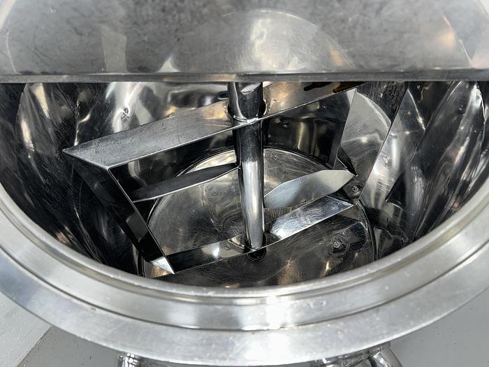 Used Urlinski MZUTT 120 Litre Jacketed Anchor Gate Mixer