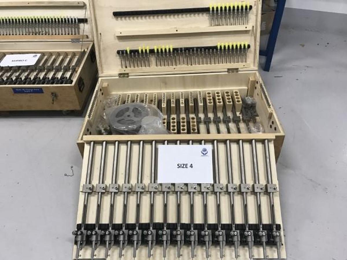 Used Change Parts for IMA Matic 90 - 7 Sets (all in excellent condition and securely cased – please see photos)