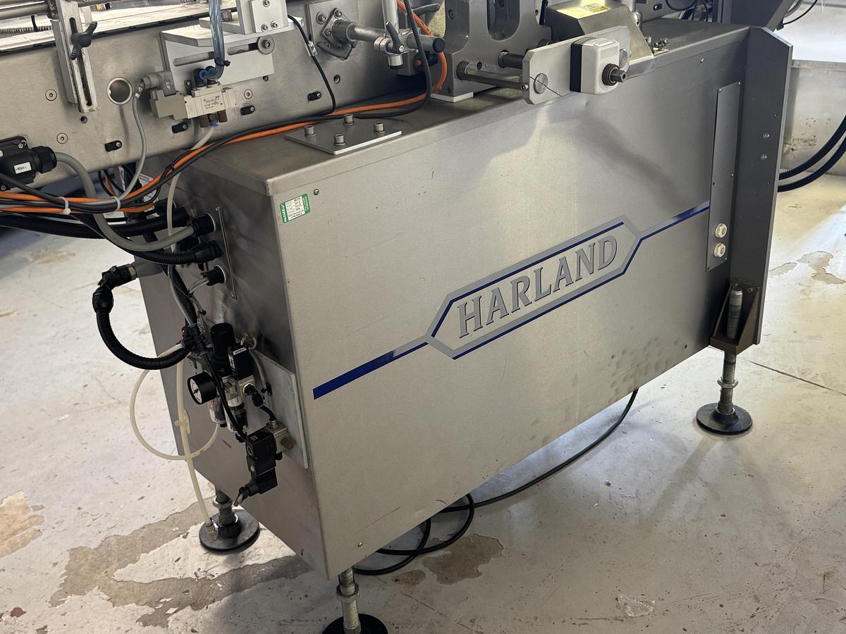 Used King KT320-4 filling line – all S/S and Pharma grade – incl. King CS60 Pick and Place Capper + Harland Sirius MK5 labeler – can work with dropper bottles (drops)
