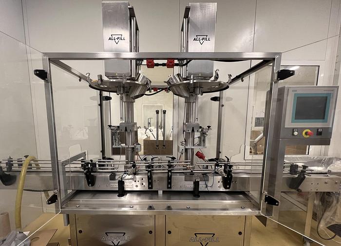 Used All-Fill 2-Head Automatic Powder Filler