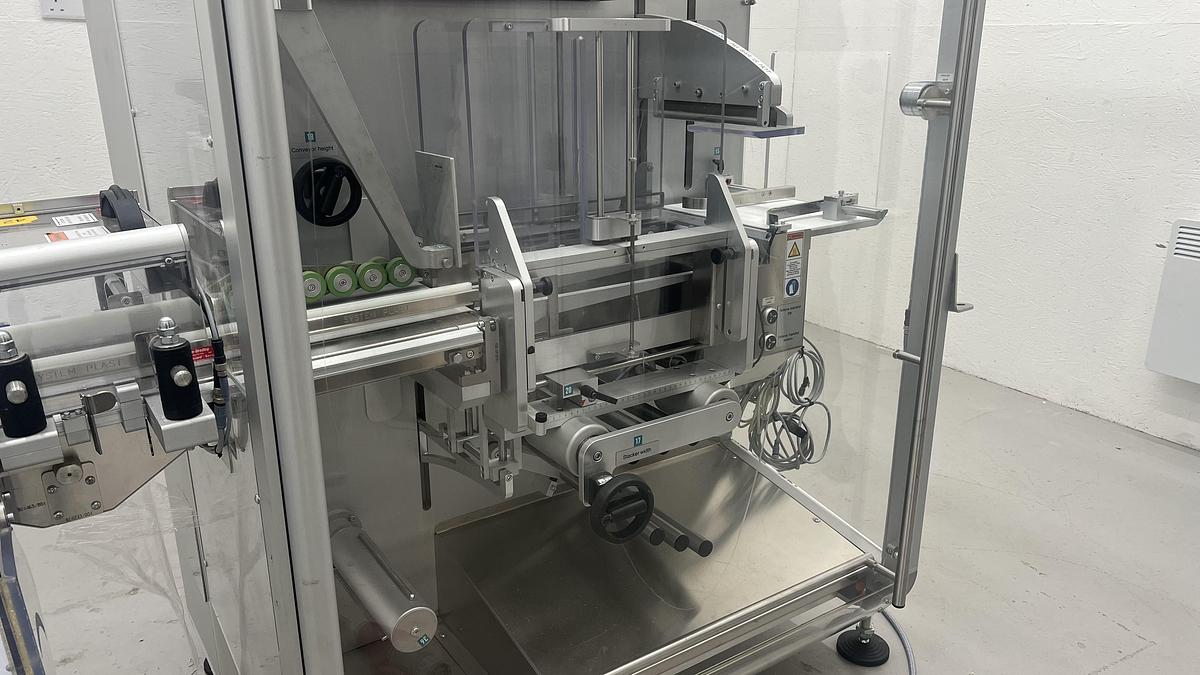 Used PEWO-Pack 250 automatic bundler and stretch bander 