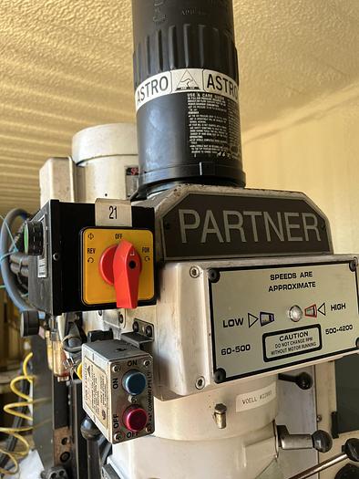 Used MILLTRONICS PARTNER 3 CNC MILLING AMCHINE - CENTURION 7, 3 AXIS CONTROL.