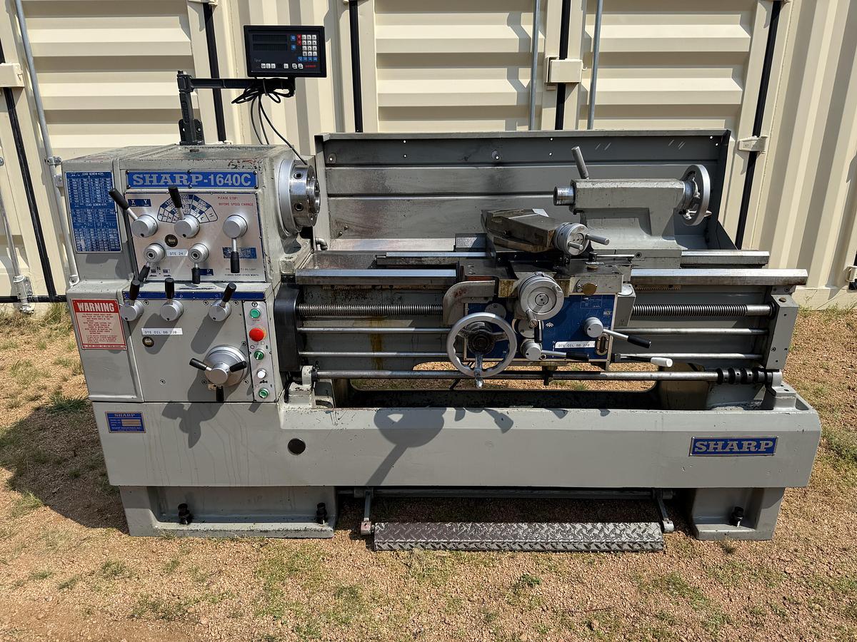 Used SHARP PRECISION ENGINE LATHE 16X40
