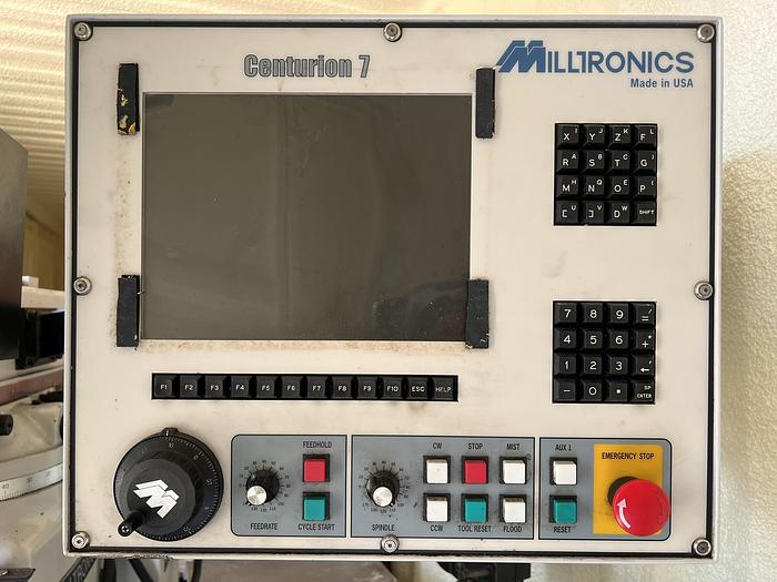 Used MILLTRONICS PARTNER 3 CNC MILLING AMCHINE - CENTURION 7, 2 AXIS CONTROL.
