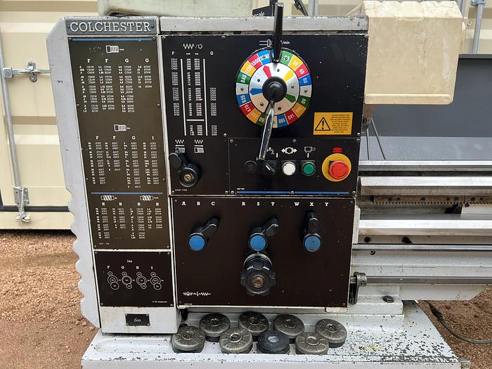 Used CLAUSING COLCHESTER 600 LATHE - 15" SWING - TRIUMPH 6H
