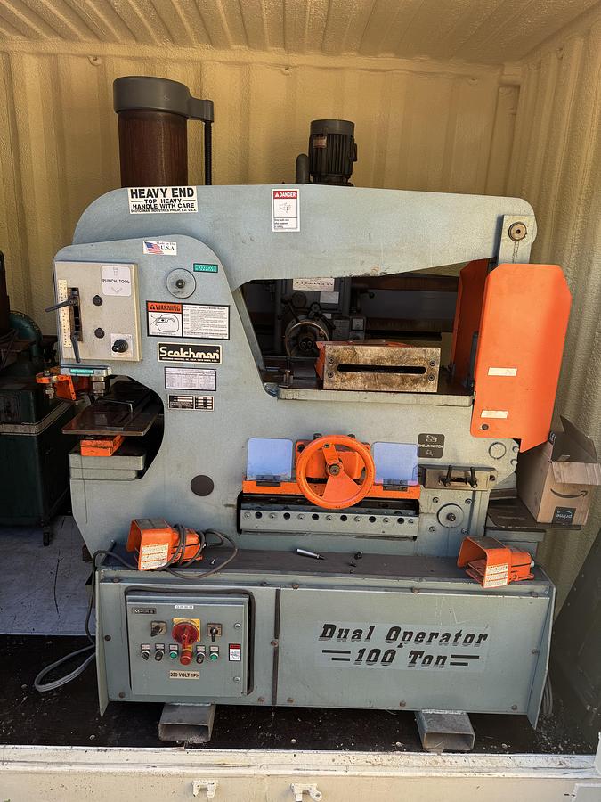 Used SCOTCHMAN IRONWORKER - DO100-24M - LIKE NEW - WITH TOOLING & ACCESSORIES
