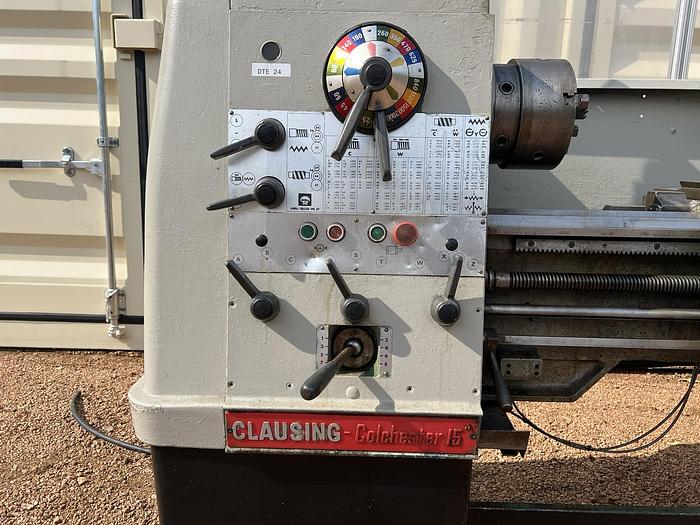 Used CLAUSING COLCHESTER 15" LATHE