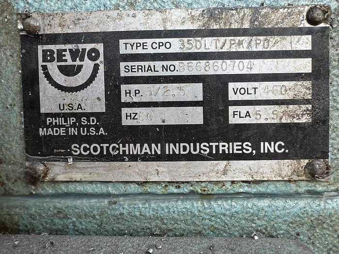 Used SCOTCHMAN/BEWO 14" SEMI-AUTOMATIC COLDSAW - 350LT/PK/PD