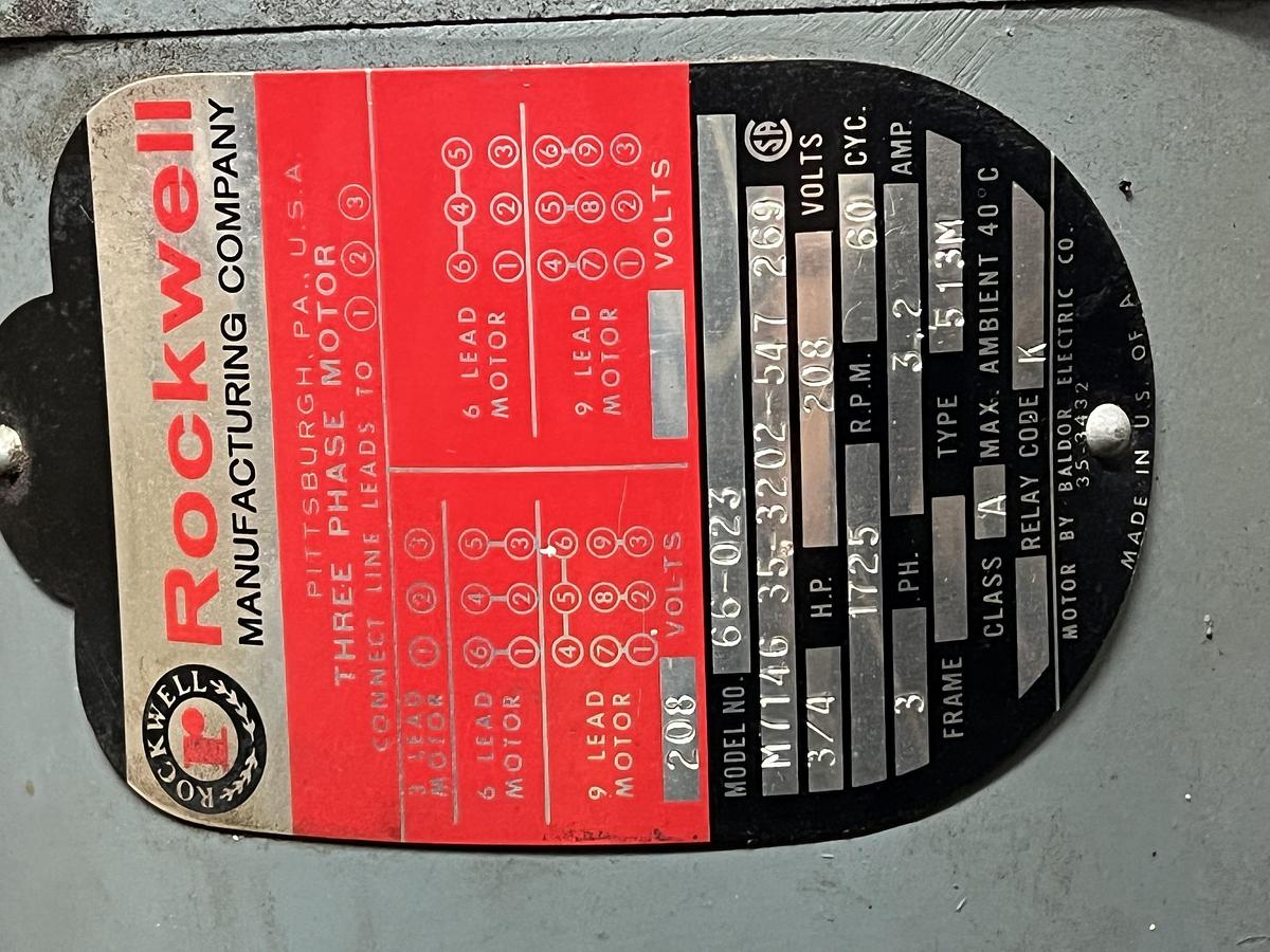 Used ROCKWELL DRILL PRESS