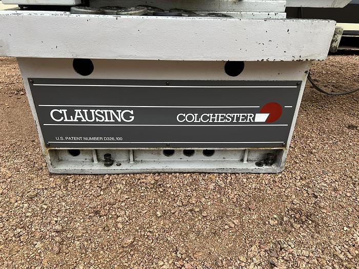 Used CLAUSING COLCHESTER 600 LATHE - 15" SWING - TRIUMPH 6H