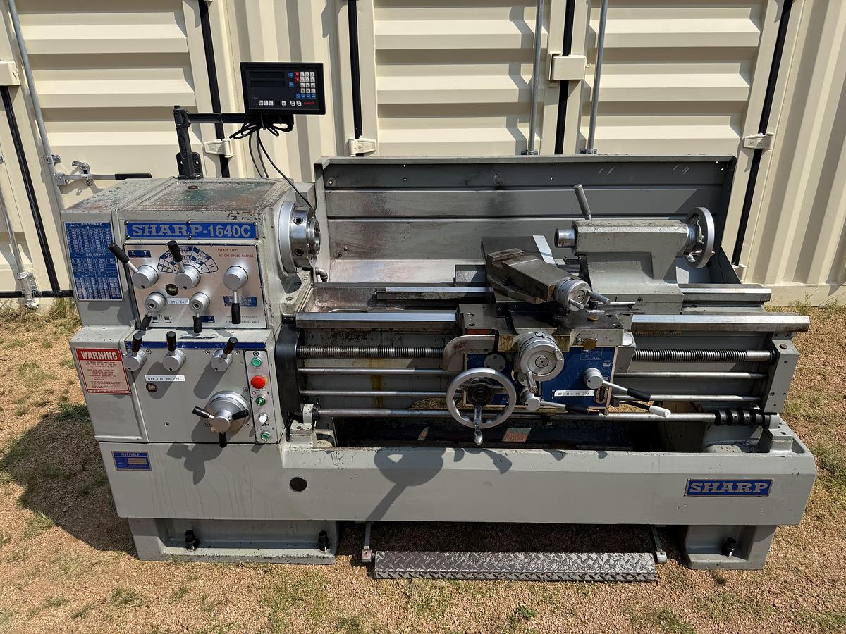 Used SHARP PRECISION ENGINE LATHE 16X40