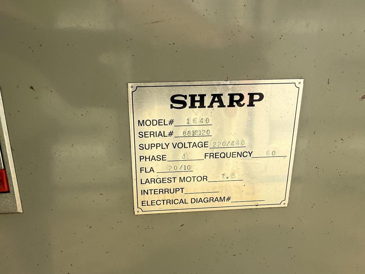 Used SHARP PRECISION ENGINE LATHE 16X40