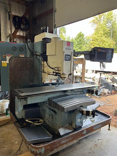 Used TRAK FHM7 CNC Bed Mill with long 23" x 60" travels, 7.5HP