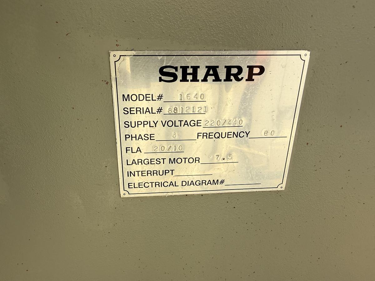 Used SHARP PRECISION ENGINE LATHE 16X40