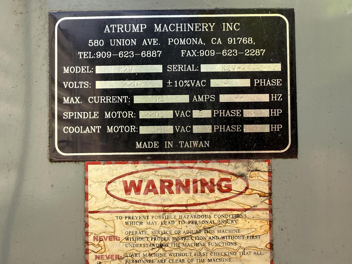 Used A-Trump Vertical Milling Machine - K2V