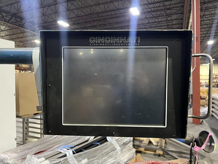 Used 2006 CINCINATTI 135 TON 10' PRESS BRAKE WITH PROGRAMABLE BACK GAUGE (MODEL: 135 PF x 8FT)