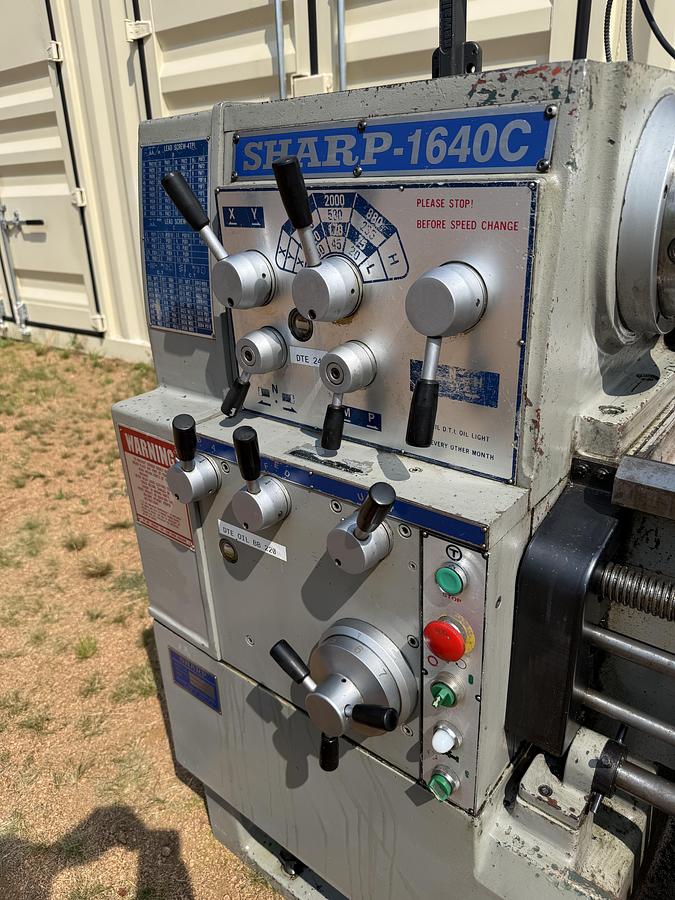 Used SHARP PRECISION ENGINE LATHE 16X40