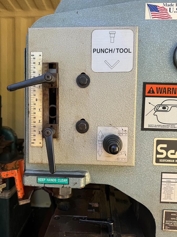 Used SCOTCHMAN IRONWORKER - DO100-24M - LIKE NEW - WITH TOOLING & ACCESSORIES