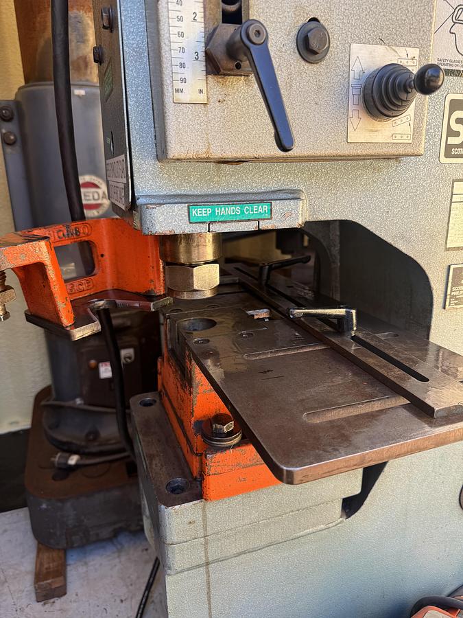 Used SCOTCHMAN IRONWORKER - DO100-24M - LIKE NEW - WITH TOOLING & ACCESSORIES