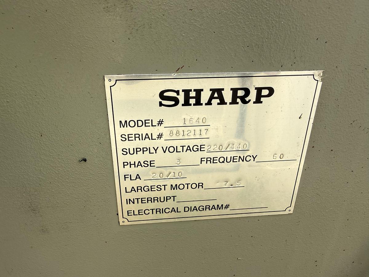Used SHARP LATNE - 1640C