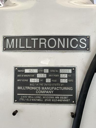 Used MILLTRONICS PARTNER 3 CNC MILLING AMCHINE - CENTURION 7, 3 AXIS CONTROL.